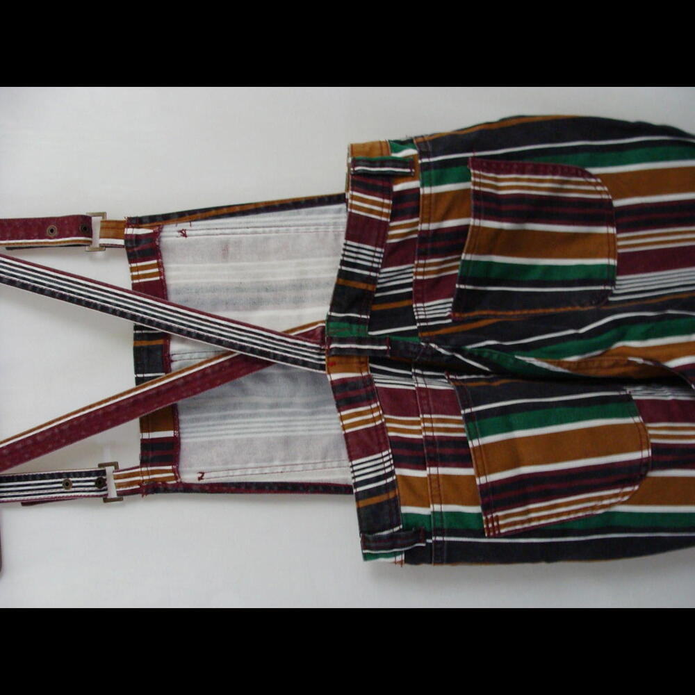 Urban Outfitters Vintage Striped Overalls - Multi-Color - Picture 5 of 8
